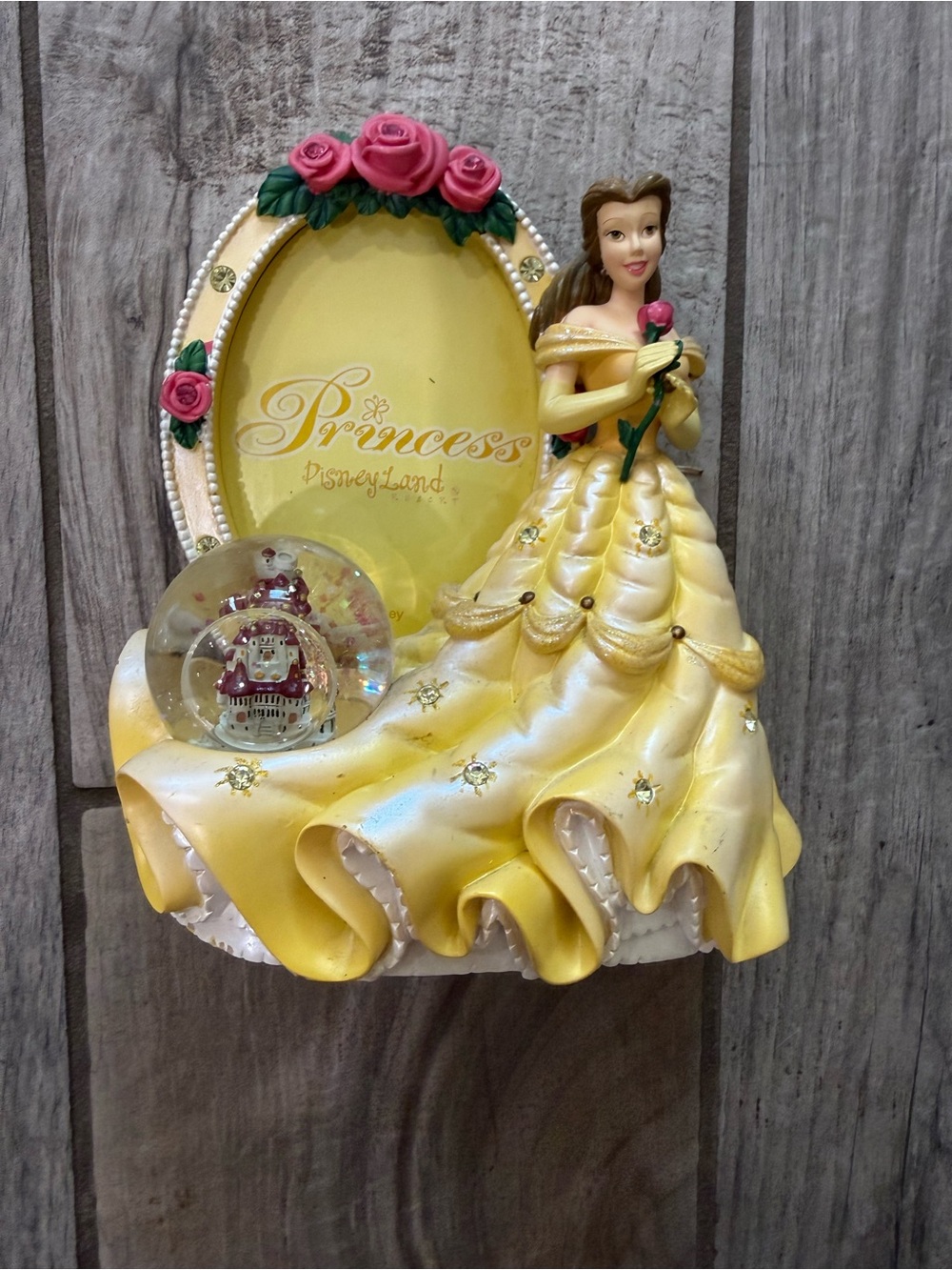 Disney Yellow Belle Figurine picture frame